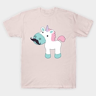 Mustachio Unicornio T-Shirt